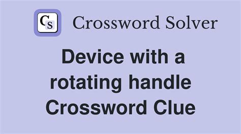 handle crossword clue|Crossword Clue: handle. Crossword Solver .